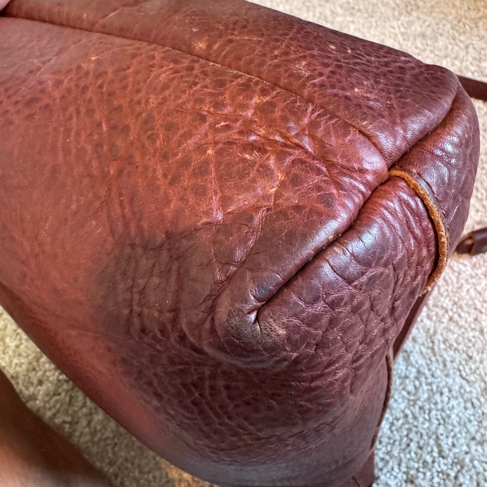 Portland Leather Goods Crossbody Tote (Mini - 12”) - Picture 8 of 13